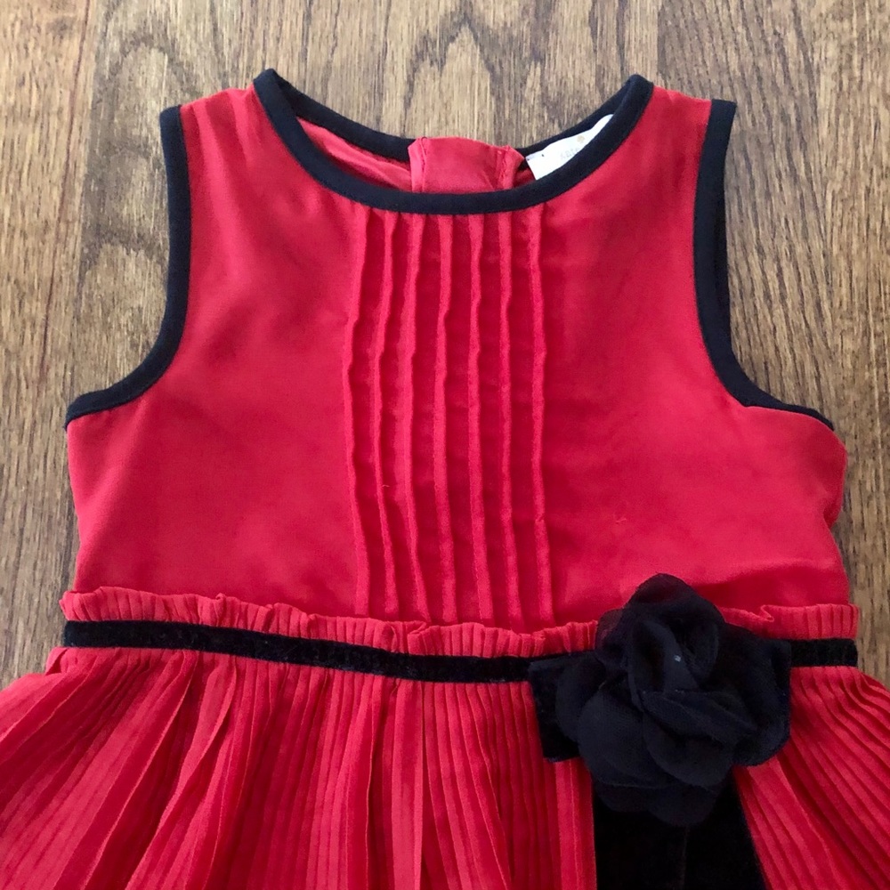 Kate Spade Pleated Chiffon Dress, Size 4T - Picture 3 of 15